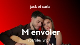 jeck ft carla  menvoler paroleslyrics [upl. by Annohsed382]