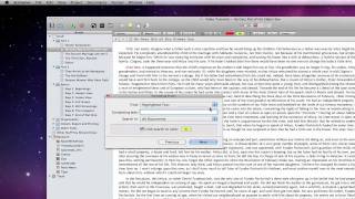 Scrivener 2 Basics  Revision Mode Mac Only [upl. by Zolner]