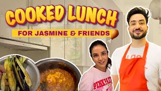 Cooked Lunch for Jasmin and Friends  Aly Goni  Jasmin Bhasin [upl. by Ali]