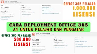 GRATIS  Cara Deployment Office 365 A1 untuk Pelajar dan Pengajar Rp 0 [upl. by Darwen]