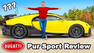 Bugatti Chiron Pur Sport review  060mph amp brake tested💥 [upl. by Solomon496]