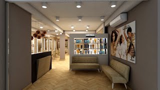 Beauty Salon Interior Design  Kapaal Unisex Salon designed by VIVEA CONSULTANTS [upl. by Casteel]