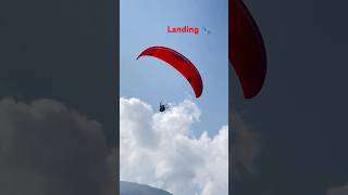 Paragliding landing Pokhara  PameNepal [upl. by Angelico292]