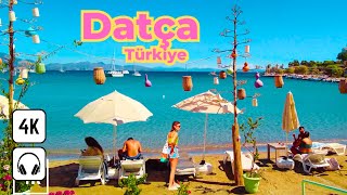 DATÇA  Türkiye 🇹🇷 4K Walking Tour Yeni Datça  Exploring the Hidden Gems  at the Beach [upl. by Lemra469]