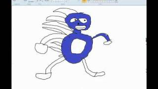 HOW 2 DRAW SANIC HEGEHOG [upl. by Kila]