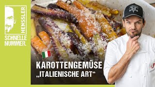 Schnelles Karottengemüse „Italienische Art“ Rezept von Steffen Henssler  Günstige Rezepte [upl. by Ahseinod377]