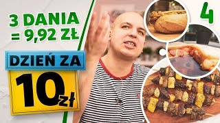 DZIEŃ ZA 10 zł  gotowanie za grosze  3 PRZEPISY NA TANI POSIŁEK odc 4 [upl. by Claudy258]