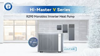 Hi Master V Series Monobloc R290 All Inverter Heat Pump [upl. by Fennie]