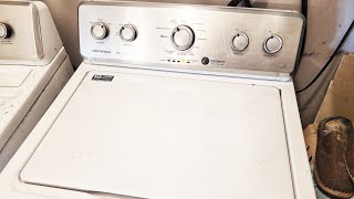 How to fix a Maytag Washing Machine that wont spin replace the spin actuator and check the clutch [upl. by Nickerson976]