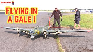 PRESHOW TEST FLIGHT  GIANT B17 Flying Fortress Bomber [upl. by Alexia]