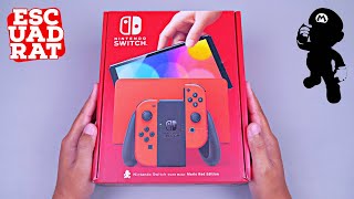 Unboxing Nintendo Switch OLED Mario Red Edition Indonesia [upl. by Airitac]