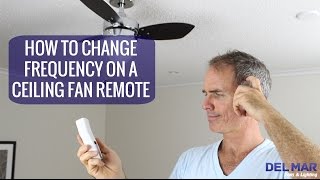 How To Change the Frequency On A Ceiling Fan Remote [upl. by Eckblad75]