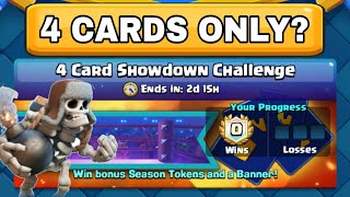 BEST DECK FOR FOUR CARD SHOWDOWN CHALLENGEFUNNY WINS [upl. by Kallman]