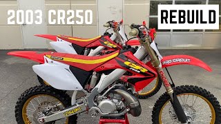 2003 CR250 Rebuild [upl. by Analak]