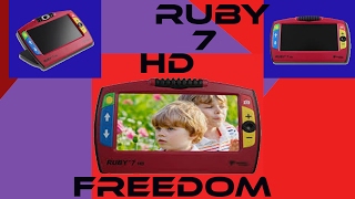 Test RUBY 7 HD Vidéo Loupe Electronique Connectable HDMI Votre Téléviseur En Téléagrandisseur [upl. by Aicnatsnoc]