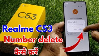 how to delete contact in realme c53 realme c53 me contact delete nahi ho raha hai [upl. by Yelik]