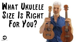 Ukulele Sizes and What is Best For You  Soprano Concert Tenor or Baritone [upl. by Abagail]