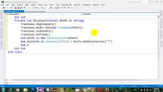 How to Display directory and its all sub directories in treeview in VB NET 2012 [upl. by Eimmat645]