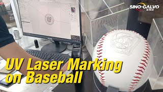 【How to Marking a Unique Baseball 】355nm UV Laser Marking Machine Can Realize [upl. by Latsryk]