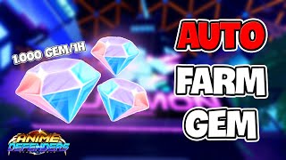 BÍ MẬT Auto Farm Gem Anime Defenders CHƯA AI CHỈ BẠN [upl. by Nylehtak187]