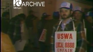 WAVY Archive 1979 Newport News Shipyard Workers on Strike [upl. by Assillam]