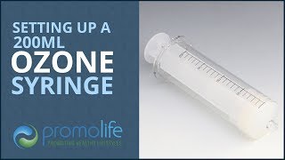 Setting up the 200ml Insufflation Syringe for Ozone Therapy [upl. by Notrab]