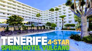 Spring Hotel Vulcano in Tenerife Playa Las Americas  Full Hotel Tour  4K 2024 [upl. by Zerla]