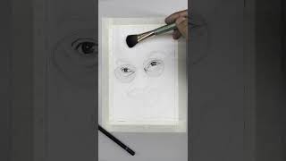 HOW TO SHADE A PORTRAIT WITH PENCIL  SHADE A FACE WITH GRAPHITE shading drawing sketch [upl. by Quinton]