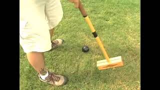 How to Swing a Croquet Mallet [upl. by Jordanson]