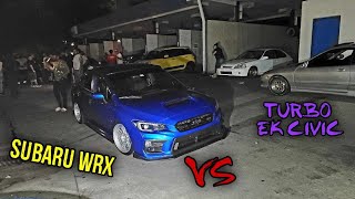 Turbo B EK vs E85 WRX [upl. by Heinrich]