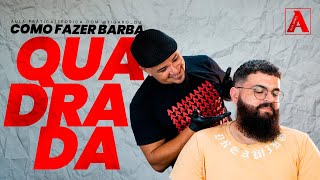 Como se faz uma Barba Quadrada usando Visagismo [upl. by Nosdrahcir]