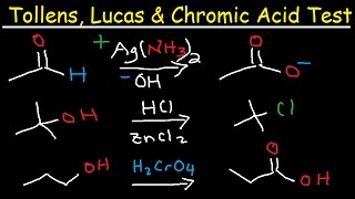 Tollens Reagent Mechanism  Lucas amp Chromic Acid Test [upl. by Neal48]