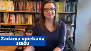 Zadania opiekuna stażu [upl. by Hogen]