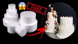 How to work with dummy cakes  Pasteles Falsos [upl. by Andrei]