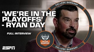 Ryan Day on losses to Oregon amp Michigan Were in the playoffs 👀  College GameDay [upl. by Eecyac]