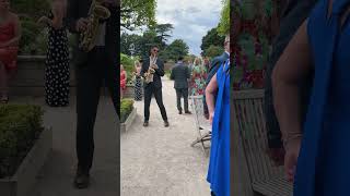 Cake by the Ocean  DNCE  James Sax at Thorpe Garden wedding weddingsaxophonist cakebytheocean [upl. by Atinek299]