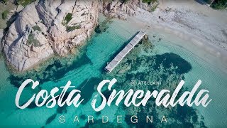 Sardegnas Costa Smeralda 4k  Drone Views  The Best Beaches [upl. by Boycie389]