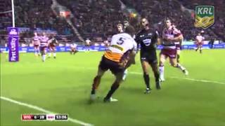 Wigan Warriors vs Brisbane Broncos  Tries amp Highlights  World Club Series 2016  20022016 [upl. by Anialram]