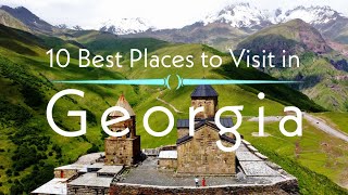 Top 10 Best Places to Visit in Georgia  tourist attractions in georgia  Georgia travel video [upl. by Anivram228]