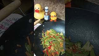 Stir fry cooking dinner shorts food [upl. by Olvan]