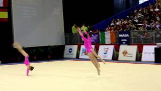 Acrobatic Gymnastics Maia International Acro Cup  GBR Spelthorne W3 Beginner [upl. by Ahsaf]