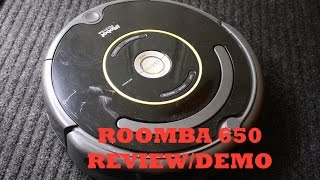 iRobot Roomba 650 ReviewDemo [upl. by Sirromad]