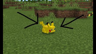 PokeCraft Pokémon Addon minecraft bedrock edition [upl. by Nitsirt743]