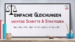 einfache Gleichungen  Strategien Rechenschritte Fit für den Mathe Quali Bayern [upl. by Hollingsworth]