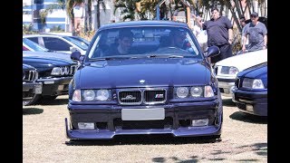 BMW 328i E36 TURBO AUTOMÁTICA  ENCONTRO BIMMER SUL FLORIPA PT1 [upl. by Nowed]