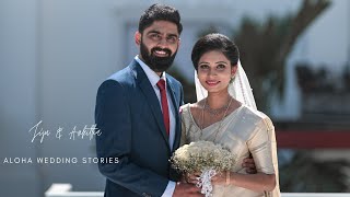 Love liberates it doesnt bind  Jiju amp Ankitha  Hindu Christian Wedding highlights  Aloha TWC [upl. by Aeet]