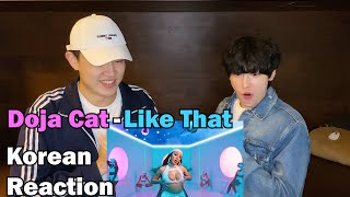 Korean react to LIKE THAT  Doja Cat  Korean reaction  Lil and Big Korean [upl. by Sissel817]