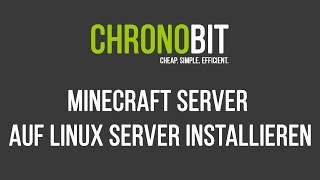 MinecraftSpigot Server auf Linux vServer installieren [upl. by Annodal]