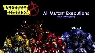 Anarchy Reigns  All Mutant Executions  Finishers [upl. by Lilias]