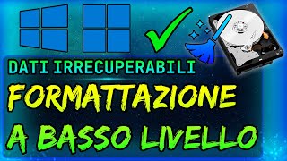 Come fare la formattazione a basso livello su Windows [upl. by Terryl586]